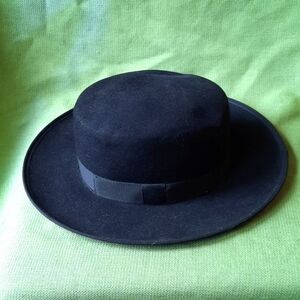 Vintage Mr. ALMO fedora style black hat